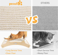 Load image into Gallery viewer, Stylish Indoor Cat Scratch Pad - Double-Sided with Wooden Frame 16.5x10.8 in
