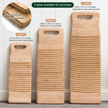 Load image into Gallery viewer, Vintage Bamboo Laundry Board - Eco-Friendly Hand-Washing Solution (Large Size)