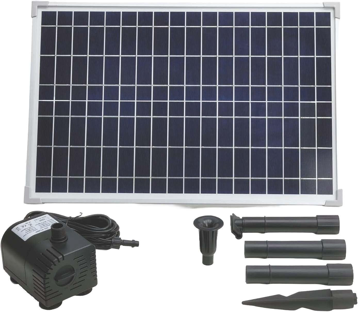 Eco-Friendly 25W Solar Water Pump for Aquatic Settings - No Wiring Required