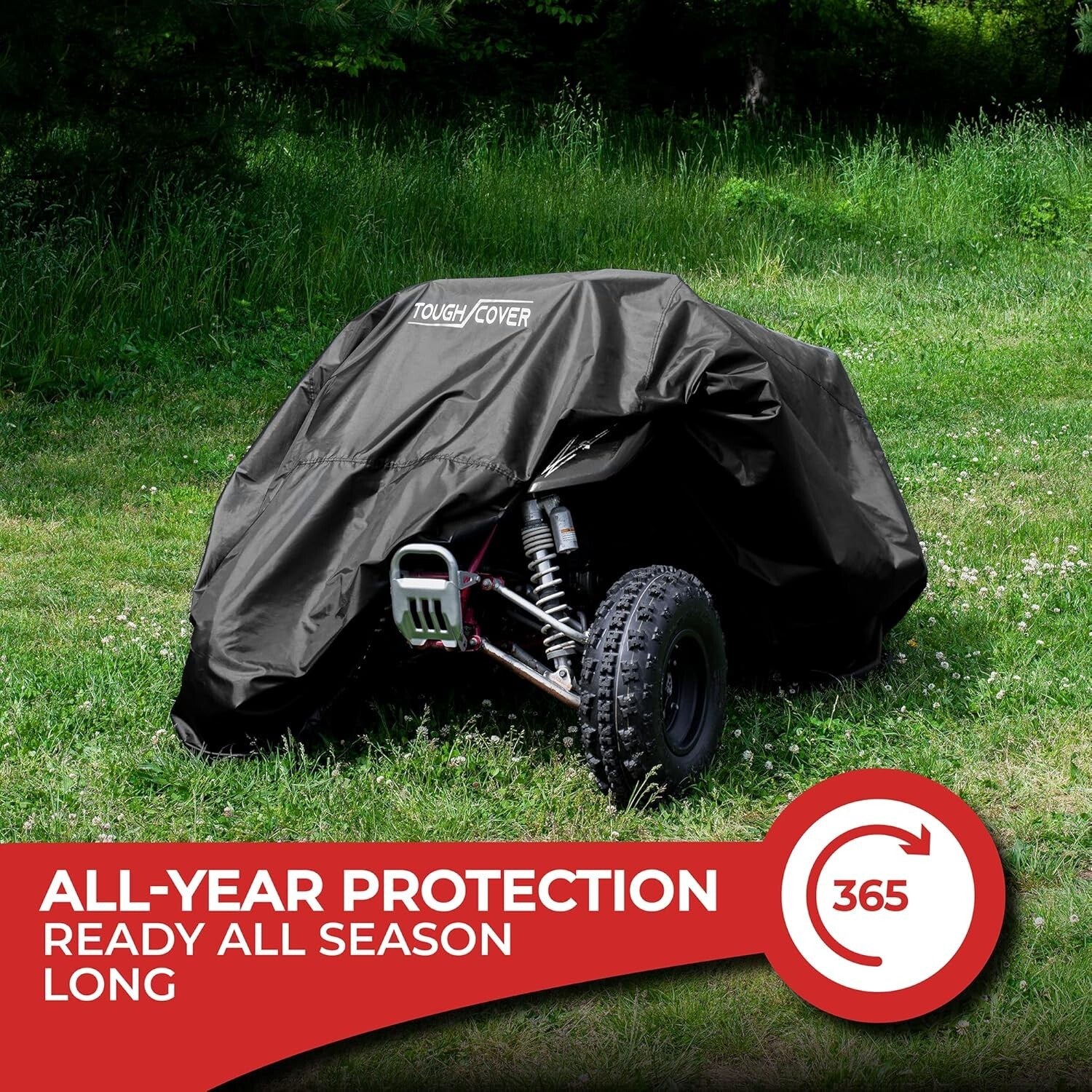 Extra Large Waterproof ATV Cover with Drawstring - Ultimate Protection for Quads