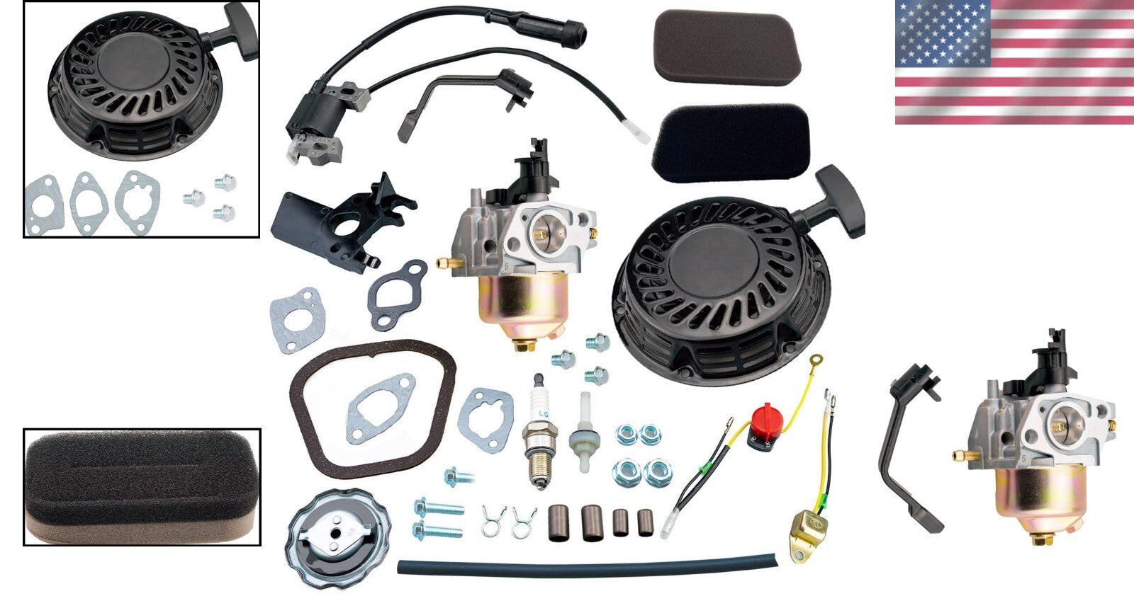 Premium Tune-Up Kit for Harbor Freight Predator 3200 3500 4000 Watt Generators