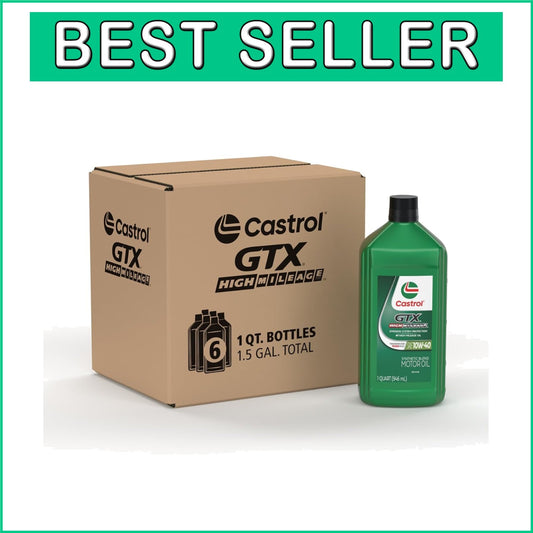 6 Quart Pack GTX High Mileage 10W-40 - Engine Protection & Fuel Economy
