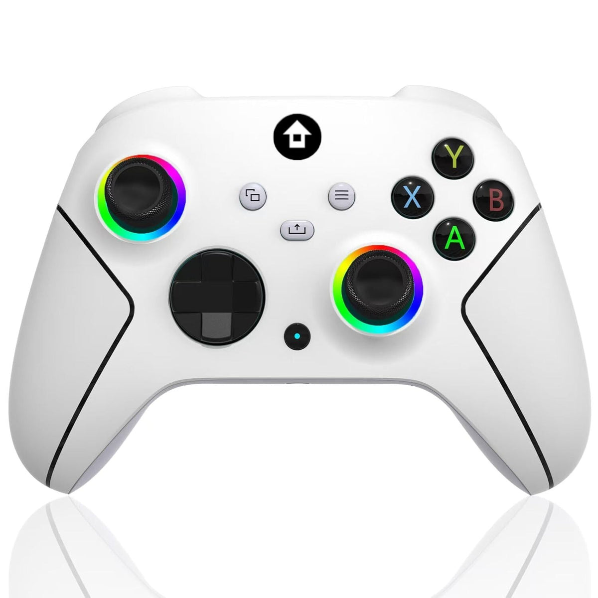 Upgraded Wireless Xbox Controller with 7 Colors RGB Light - Immersive ...