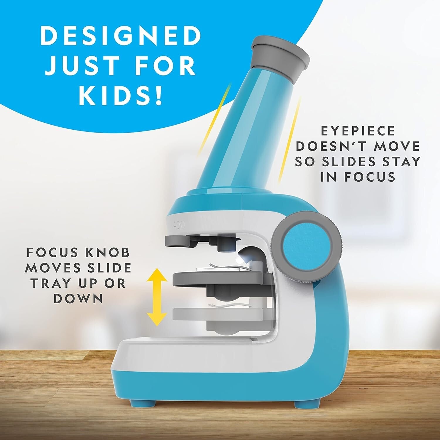 Fun & Educational Kids Microscope with Lab Guide - National Geographic STEM Toy