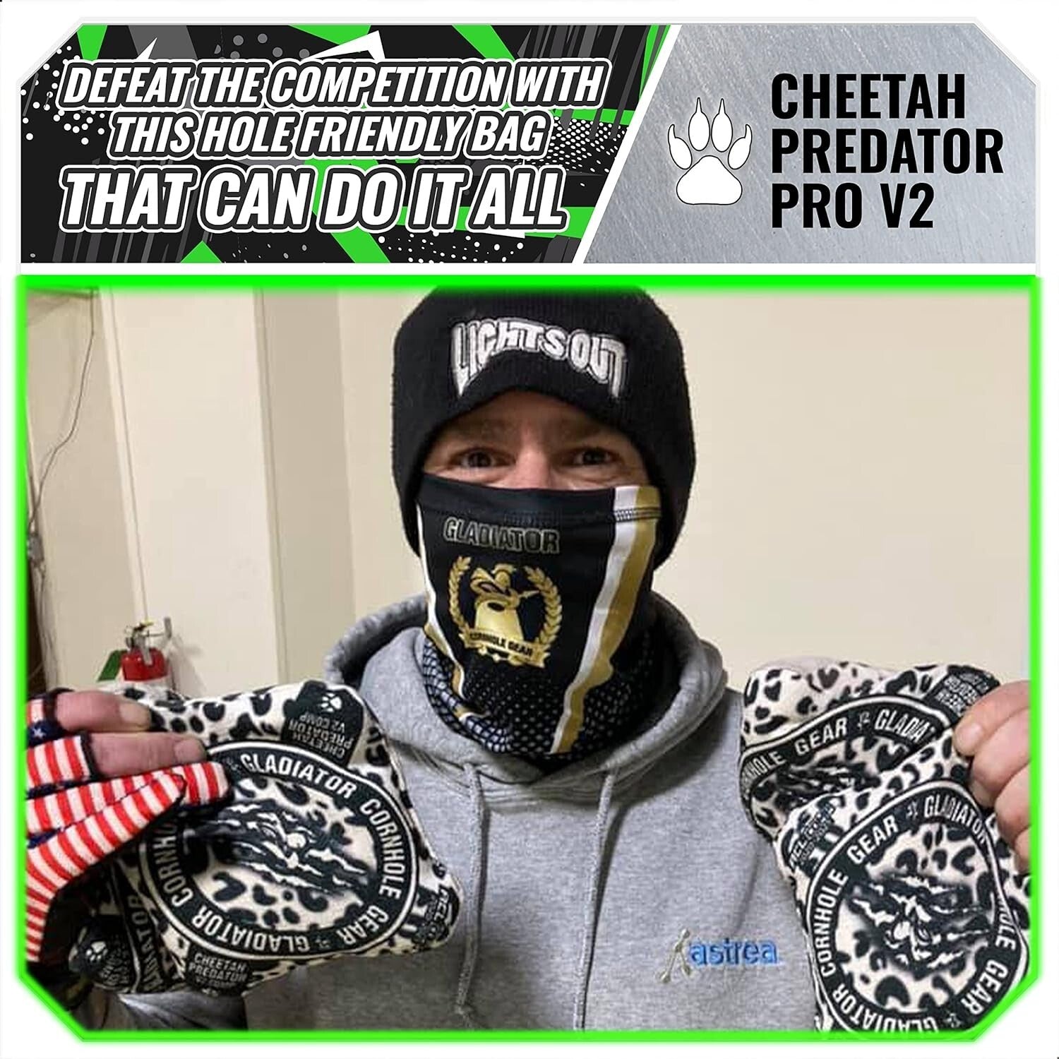 Durable Yellow Cornhole Bags | ACL Approved Set of 4 for All Weather Conditions