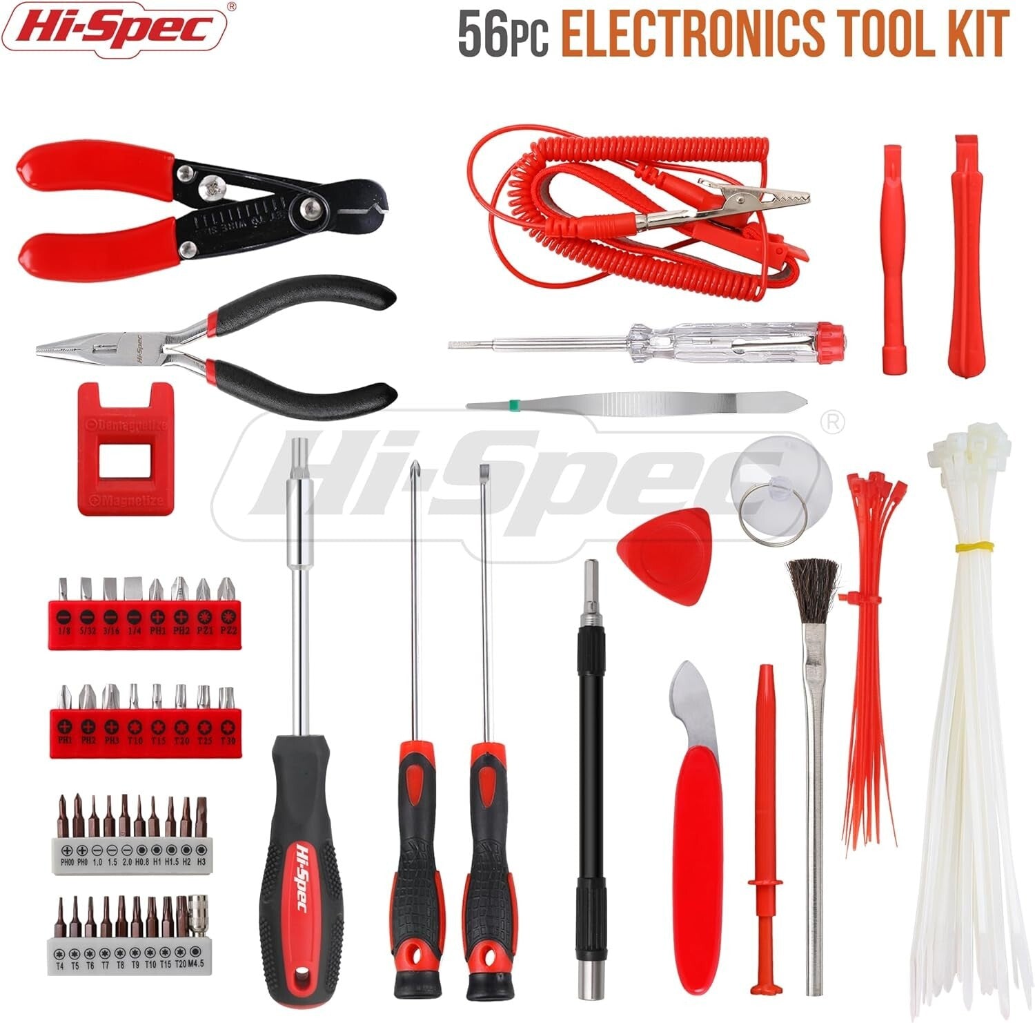 Comprehensive Electronics Repair Tool Kit: 56-Pc Precision Set for Devices