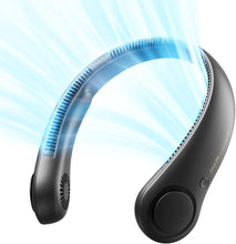 Load image into Gallery viewer, Rechargeable Portable Neck Fan with 5 Speed Comfort - Lightweight &amp; Stylish