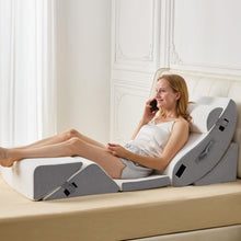 Load image into Gallery viewer, Orthopedic Adjustable Wedge Pillow Set, Portable Memory Foam Support for Adults