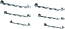 Load image into Gallery viewer, Easy to Install ADA Grab Bar Bundle - Stainless Steel &amp; 1.5" Diameter, 6 Pack
