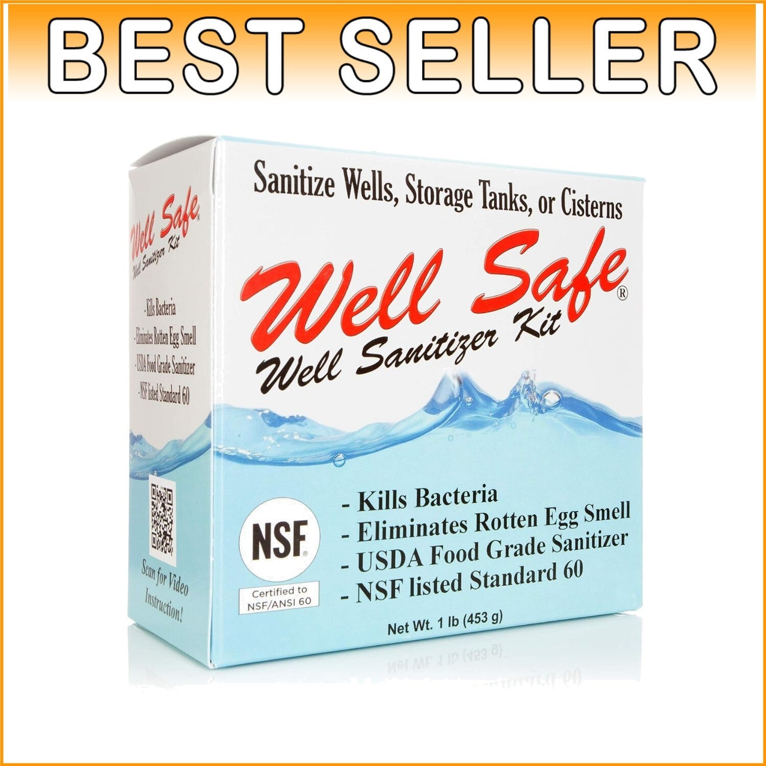USDA Approved Well Sanitizer Kit - Easy Water Purification for Safe Drinking