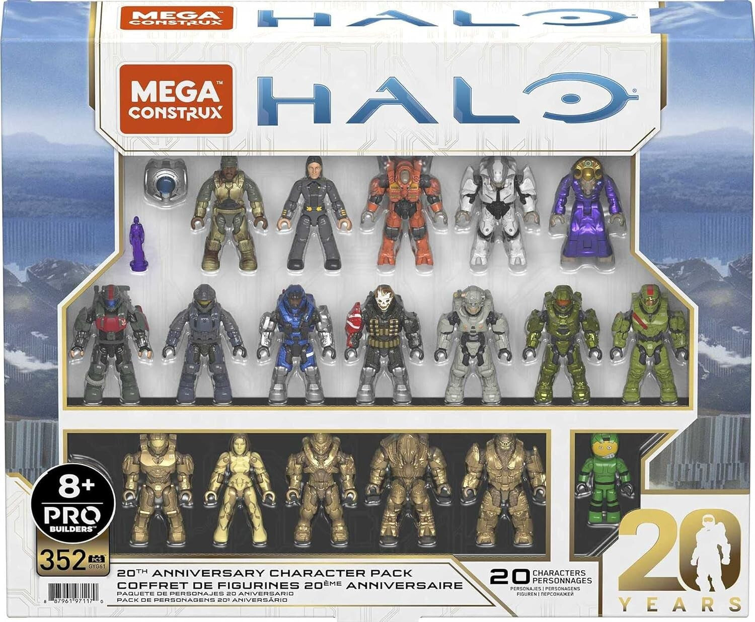 Exclusive 20th Anniversary Halo Character Pack with 20 Figures & Accessories