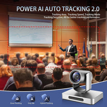 Load image into Gallery viewer, Compact 4K NDI Camera with AI Tracking &amp; Multiple Output Options for Churches