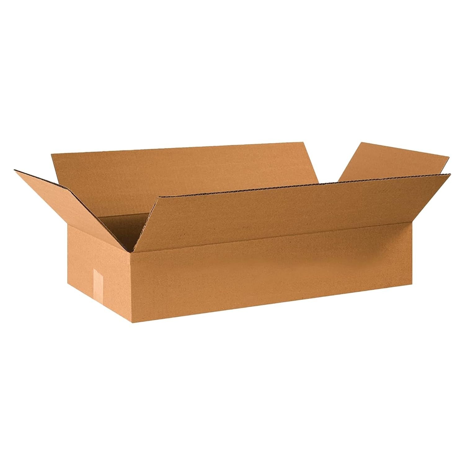 Eco-Friendly 24x12x4 Corrugated Flat Boxes - Reusable Moving & Shipping Box Set