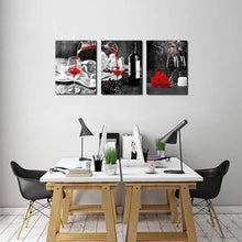 Load image into Gallery viewer, High-Quality Black and White Wine Barrel Canvas Art - 16x24 Each Panel