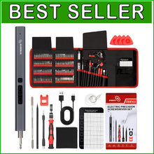 Load image into Gallery viewer, Portable 144-Piece Electric Precision Screwdriver with Adjustable Torque Control