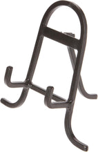 Load image into Gallery viewer, Versatile Wrought Iron Easel Set for Exhibiting Plates &amp; Art, 6" H x 5.5" W