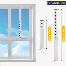 Load image into Gallery viewer, 4 Pcs Adjustable Window Lock Bars for Airflow &amp; Child Safety - Easy Installation