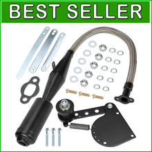 Load image into Gallery viewer, Polished Aluminum 2 Stroke Exhaust Muffler Silencer + Chain Tensioner for Bikes