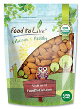 Load image into Gallery viewer, Nutritious 5 lbs Organic Raw Almonds - Plant-Based Protein, Rich in Vitamin E