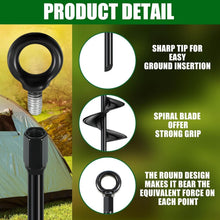 Load image into Gallery viewer, 12 Heavy-Duty 18-Inch Ground Anchor Kit for Securing Outdoor Structures