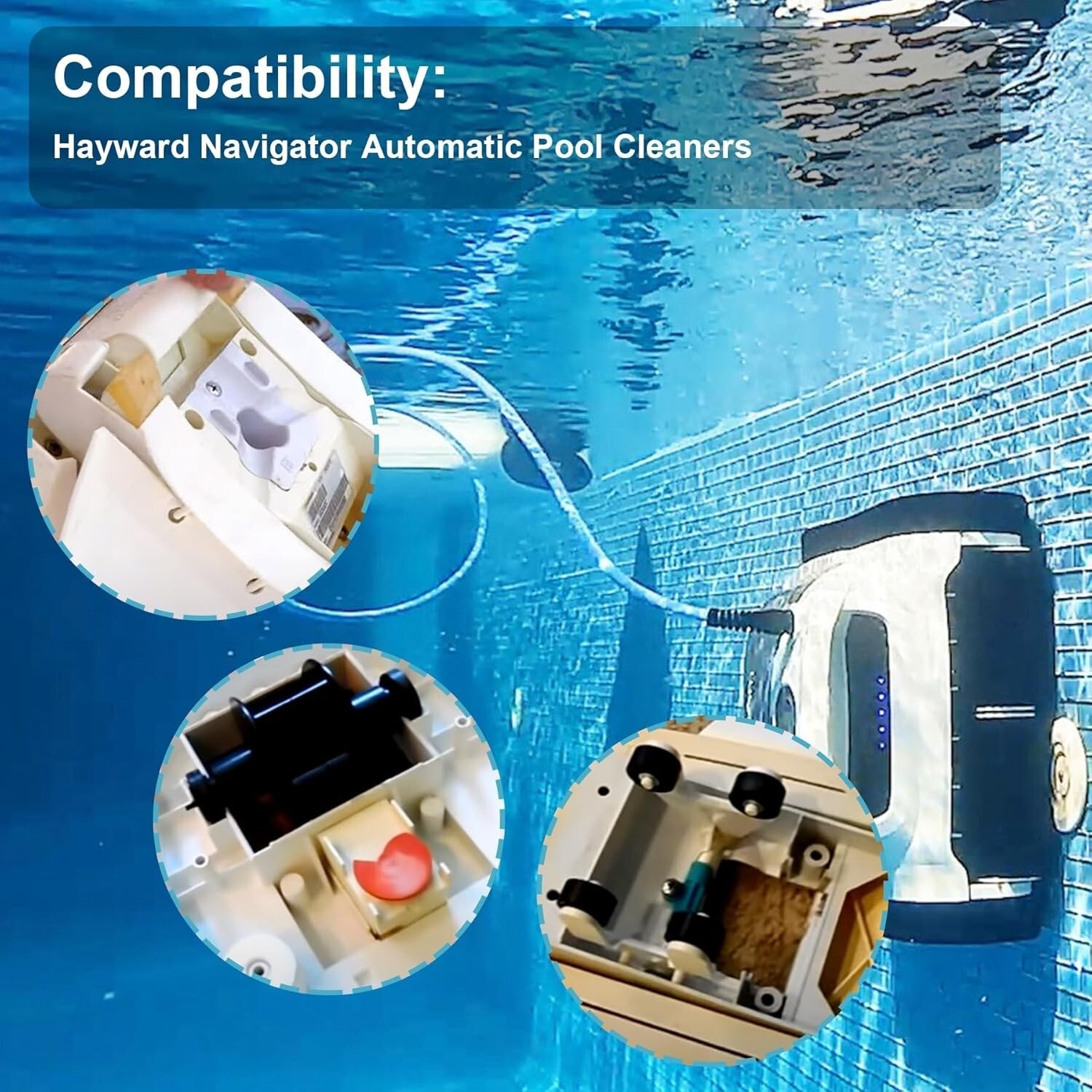 Durable Hayward Navigator Pool Cleaner A-Frame & Pod Combo Kit—Easy Install!