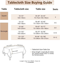 Load image into Gallery viewer, Elegant Striped Waterproof Tablecloth for Kitchen Dining &amp; Holiday Celebrations