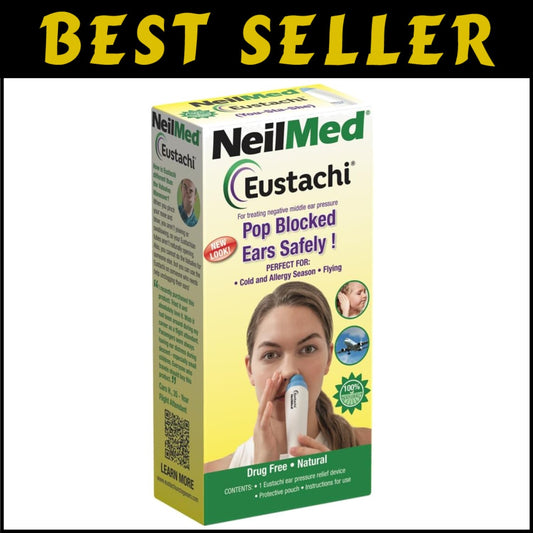 Portable Eustachian Tube Exerciser with Carrying Case - Treat Ear Pressure