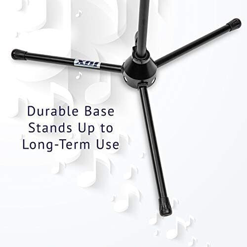 Durable Foldable Microphone Stand Boom Arm with Height Adjustment 38.5"-66"