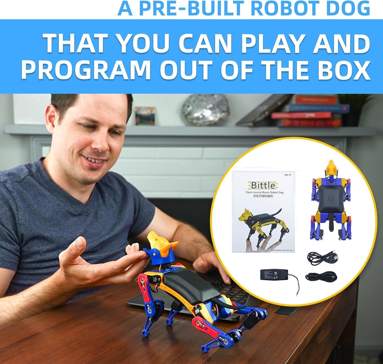 Pre-Assembled Bittle X V2 Robot Dog for Coding & Realistic Play Experience