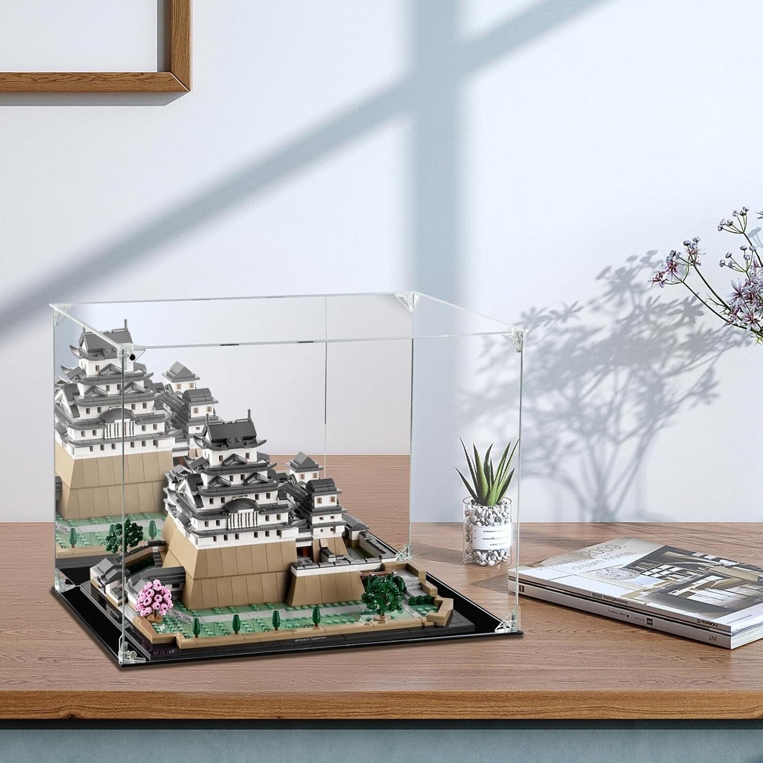 Elegant Dustproof Acrylic Action Figure Display Box – 40x30x30cm Collection Case