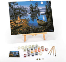 Load image into Gallery viewer, Complete Paint by Numbers Set for Adults - Framed Canvas Art with Quality Tools