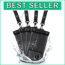 Load image into Gallery viewer, Universal Floating Waterproof Phone Case - 4 Pack with Detachable Lanyards