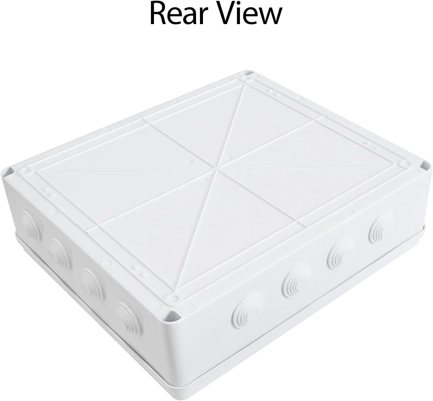 Durable IP65 Waterproof Junction Box for Electrical Projects - 15.7x13.8x4.7in