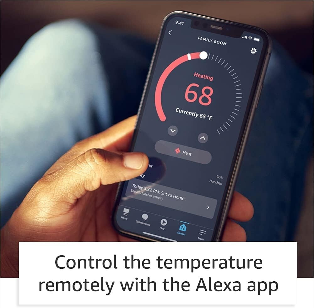 Amazon Smart Thermostat - Energy-Efficient Control with Alexa Integration