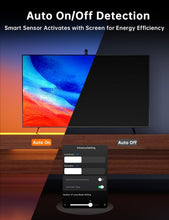 Load image into Gallery viewer, 18ft Cuttable Multicolor LED Backlight for 75-85 Inch TV with Smart Controls