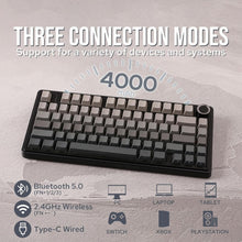 Load image into Gallery viewer, Ultra-Responsive RGB Mechanical Keyboard - 75% Wireless with Low-Latency Design