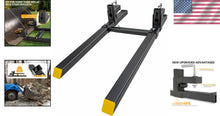 Load image into Gallery viewer, Universal 60" Tractor Bucket Forks - Durable 2000lb Capacity, Safe &amp; Adjustable