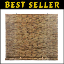 Load image into Gallery viewer, 72"x72" Waterproof Bamboo Shades - Cordless Roll-Up for Outdoor &amp; Indoor Privacy