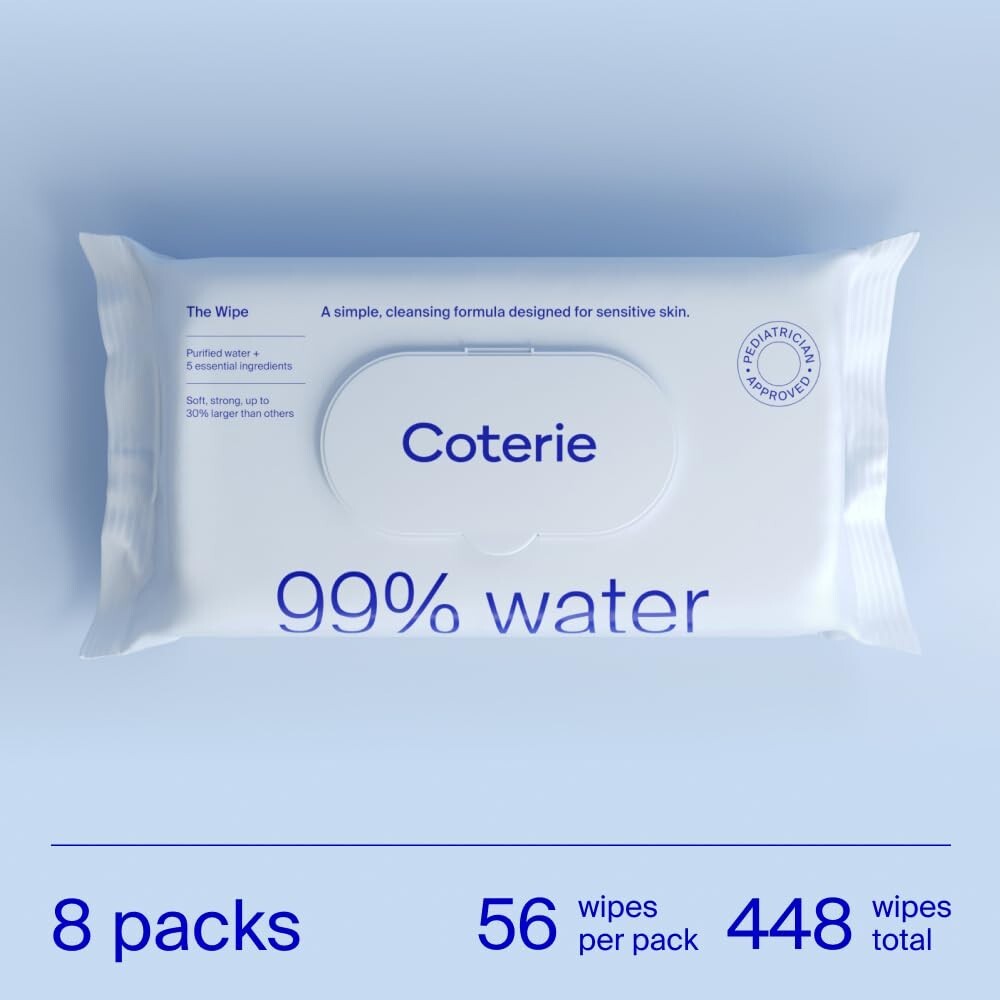 Eco-Friendly Baby Wipes for Newborns – 99% Purified Water, Dermatologist Tested