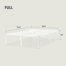 Load image into Gallery viewer, Heavy Duty Full-Size Metal Bed Frame with 14-Inches of Under-Bed Storage Space