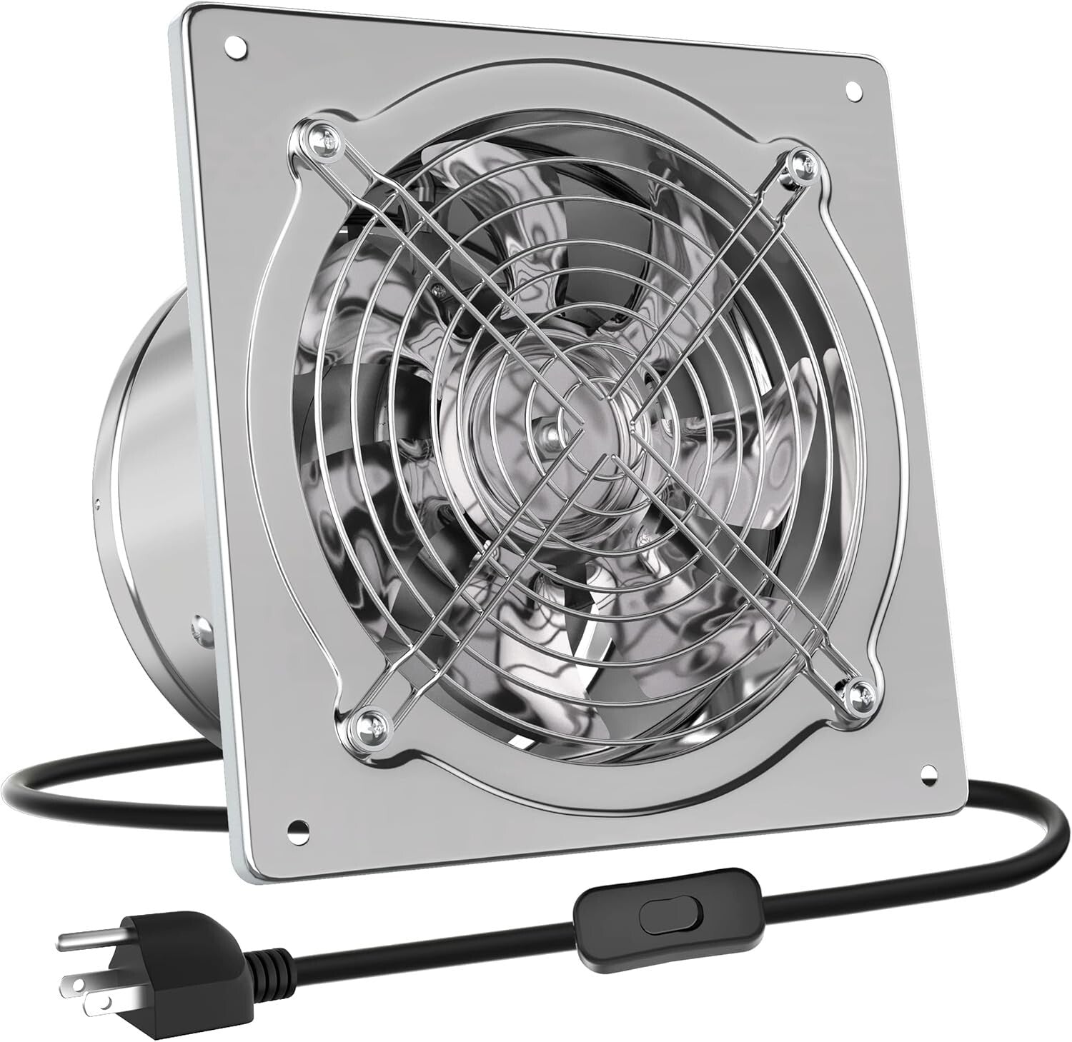 Water-Resistant 10-Inch Garage Exhaust Fan - Efficient Fume Extraction Solution