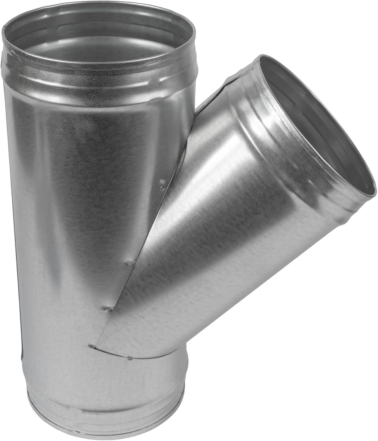 6'' Duct Splitter Adapter - 45° Wye Connector for Efficient Ventilation