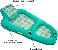 Load image into Gallery viewer, Inflatable Aqua Luxury Pool Lounge - Oversized, Soft Cool-Weave, Multiple Styles