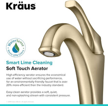 Load image into Gallery viewer, Elegant Brushed Gold Tall Vessel Bathroom Faucet with Pop-Up Drain Included