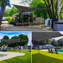 Load image into Gallery viewer, High-Density 20x48 FT Black Shade Tarp with Grommets - Optimal Sun Protection