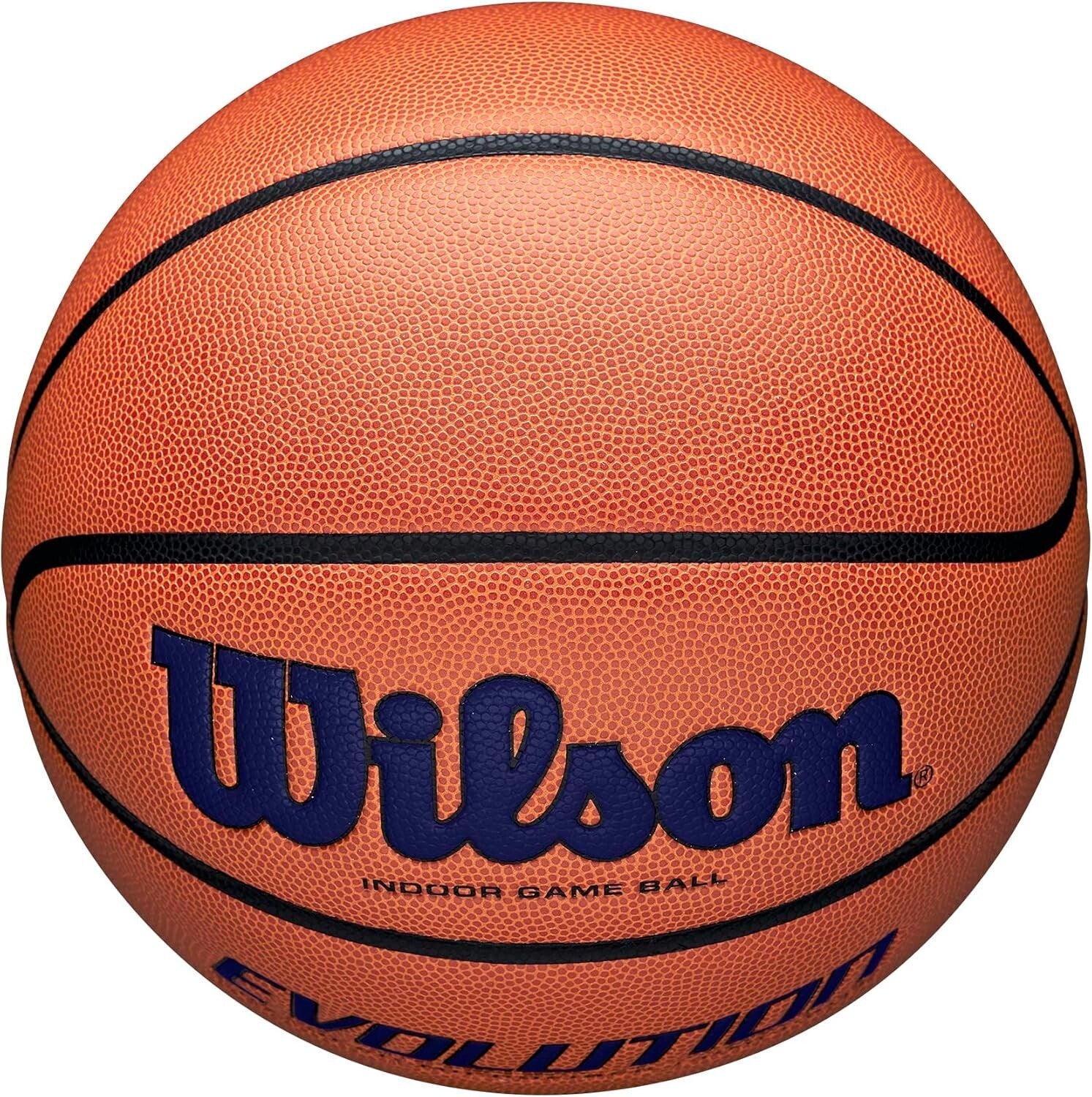 NFHS Approved Evolution Basketball - Size 5, 6, 7 with Pebbled Grip Surface