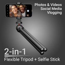 Load image into Gallery viewer, Versatile Action Camera &amp; Smartphone Tripod - SquidGrip with Neo-Rubber Legs