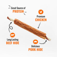 Load image into Gallery viewer, Delicious Triple Flavor Ribs for All Dogs – 12oz Chews Made with Beef &amp; Chicken