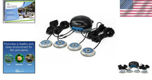 Load image into Gallery viewer, Complete 4 Outlet Pond Aerator Kit - Includes Weighted Air Stones and Tubing