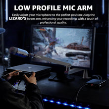 Load image into Gallery viewer, Versatile Microphone Arm with 360° Swivel and Cable Management for Creators